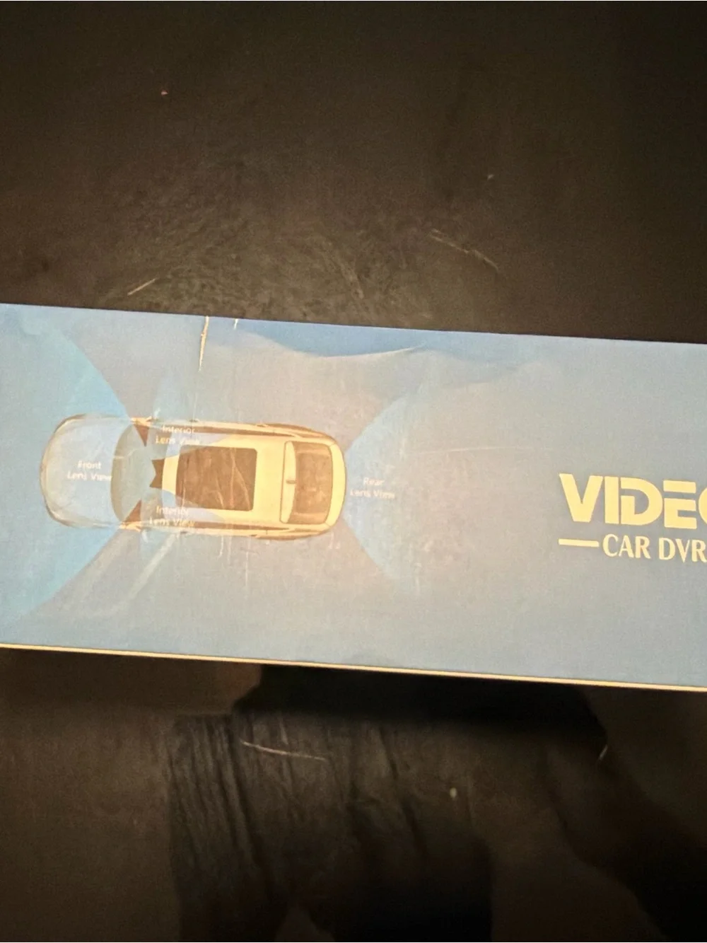 Car DVR Dual Lens Dash Camera - Black